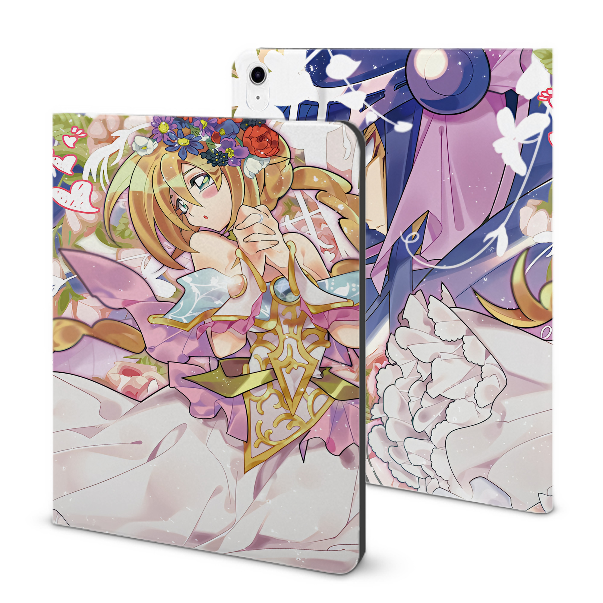（画像用） 遊☆戯☆王 Yu-Gi-Oh! IPad ケース ブック型 PUレザー TPU 耐衝撃 軽量 薄型 ペン収納なし 全面保護 IPad 各モデル対応